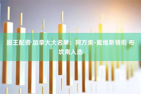 股王配资 加拿大大名单：阿方索-戴维斯领衔 布坎南入选